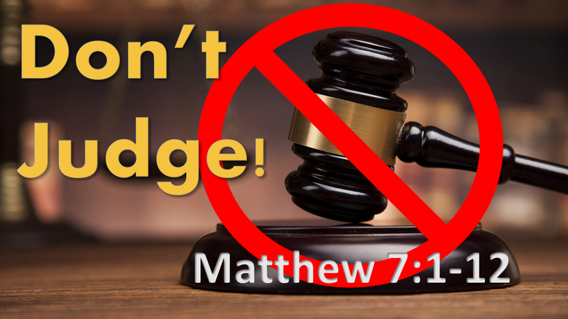Judge Not