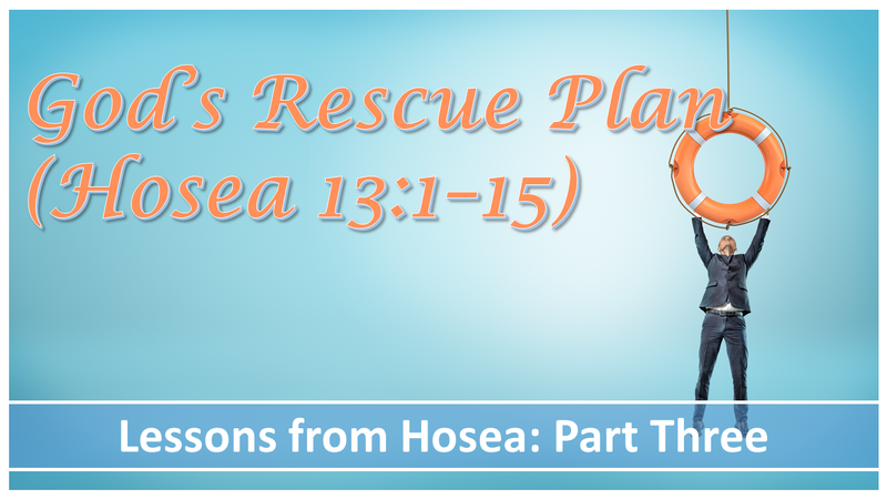 God's Rescue Plan